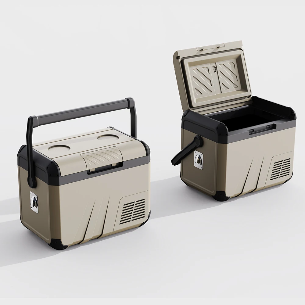 Wholesale Durable 12L Solar Power Portable Fridge Freezer Outdoor Camping Cooler