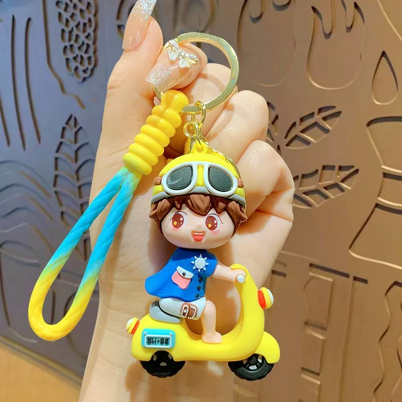 Милая игрушка силиконовый кулон для ключей