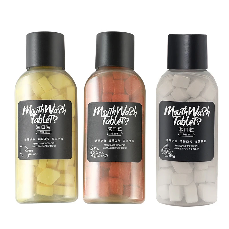 Portable Mild and Non-Irritating Mouthwash Cleaning Concentrated Particles for Clean The Mouth and Freshen Breath