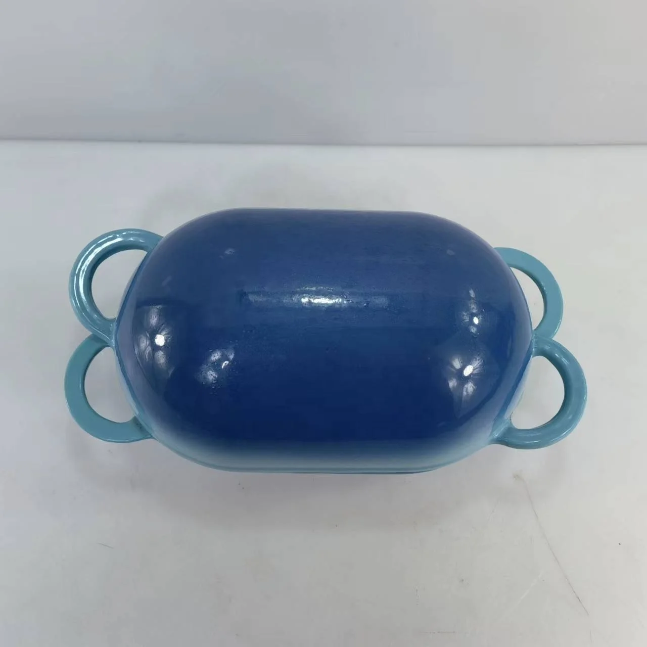 cast iron enamel bread loaf pans