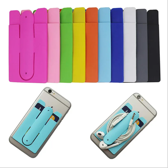 Seller strongly recommend hot selling high quality free Custom Logo mobile phone card holder for advertisement