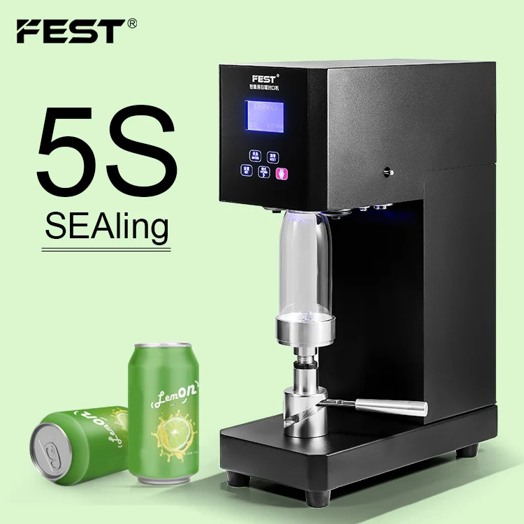  PET Bottle Seamer Machine Beer Cans Seal Plastic Food Water lid Canning Sealing Machines hand Manual Tin Can Sealer For