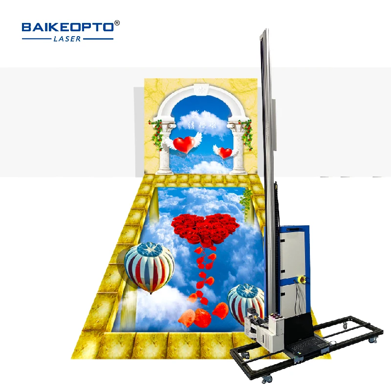 2-1 высокоскоростной Epson 3 * TX800 вертикальный декор для домашнего покраски настенный и напольный принтер