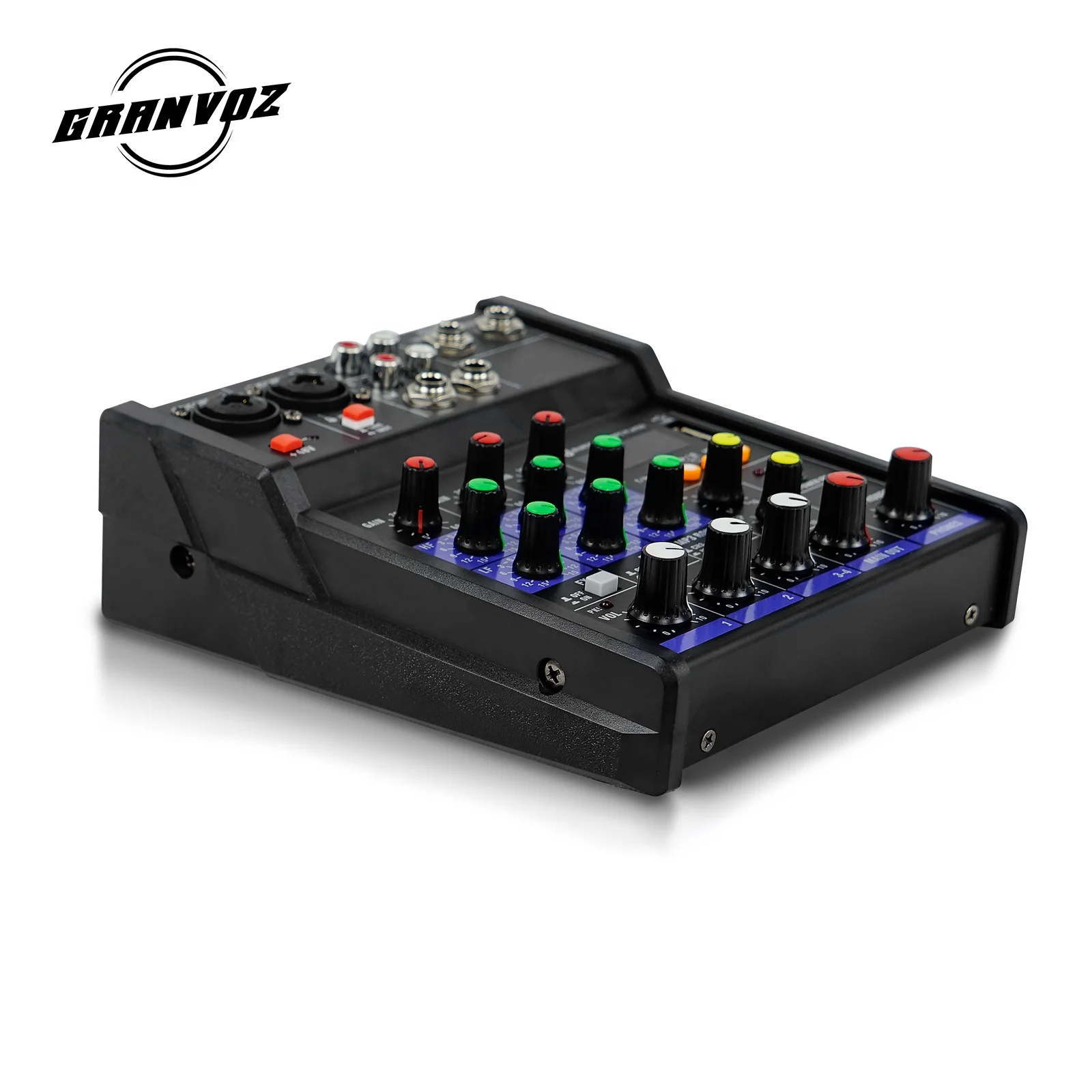 Новый Дизайн Чистый смеситель 4 канальный DVR с USB музыка dj микшер без