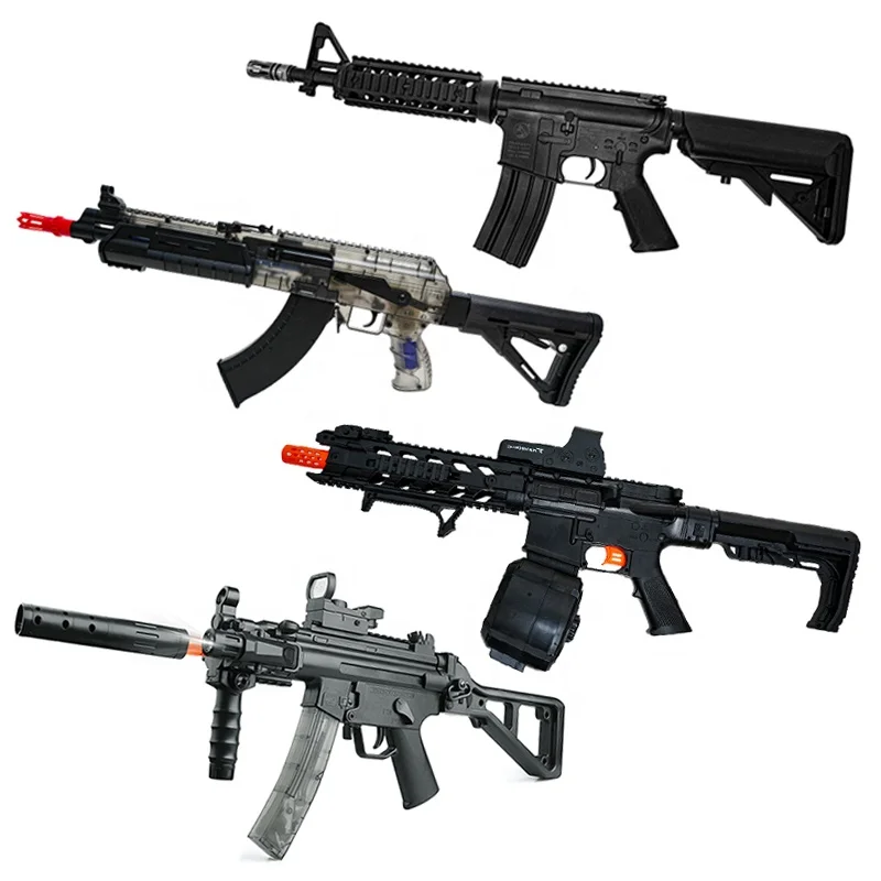 2022 M416 MP5 Outdoor Toy Black Electric Gel Water Beads Splatter Ball Gun For Fun Shooting Game