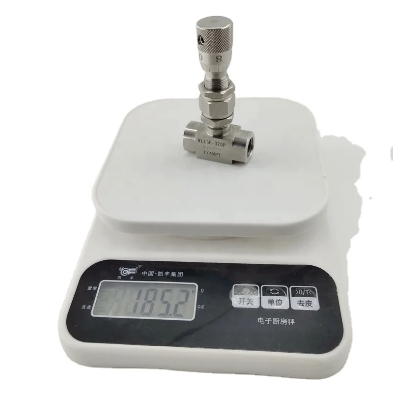 Игольчатый клапан для измерения прямого типа мама из нержавеющей