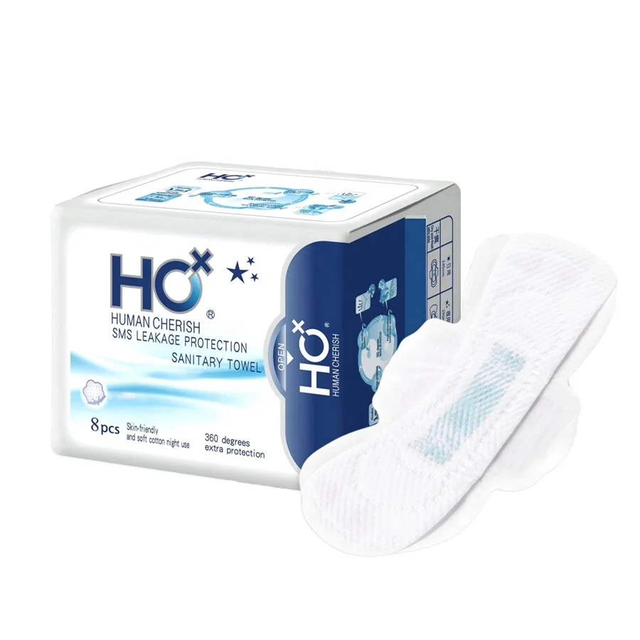 Women Sanitary Pads Wholesale Cheap Lady Sanitary Napkins Night Ultra Thin Disposable 2023 High Absorption Breathable 290mm