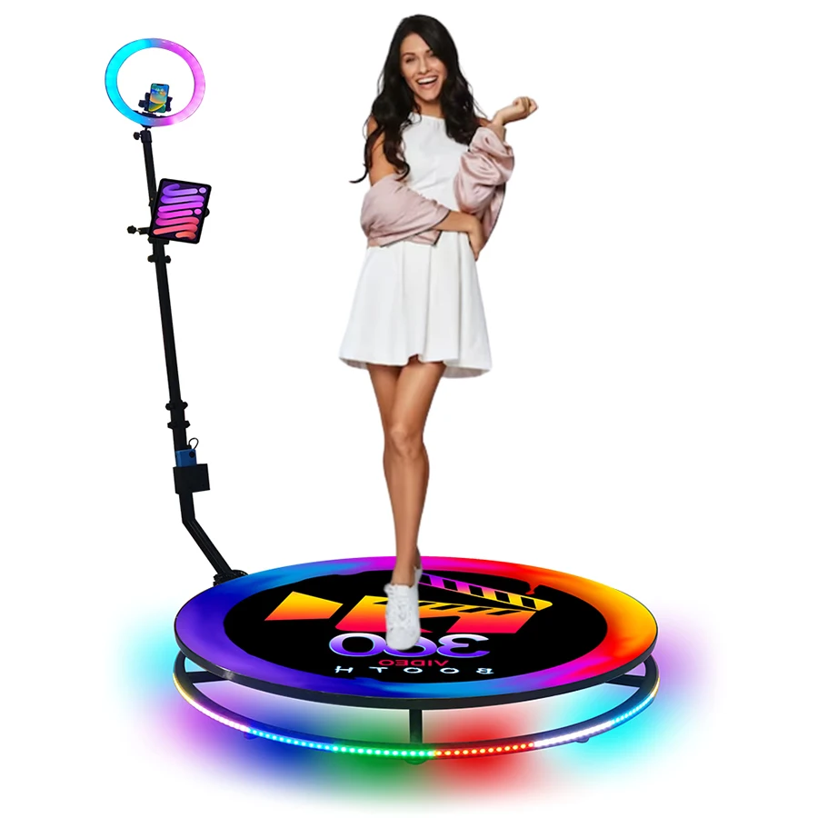 Photobooth Machine 360 Photobooth Kiosk Video Booth 360 Degree Spin Camera Photo Booth 360 Photo Booth Automatic For Party Event