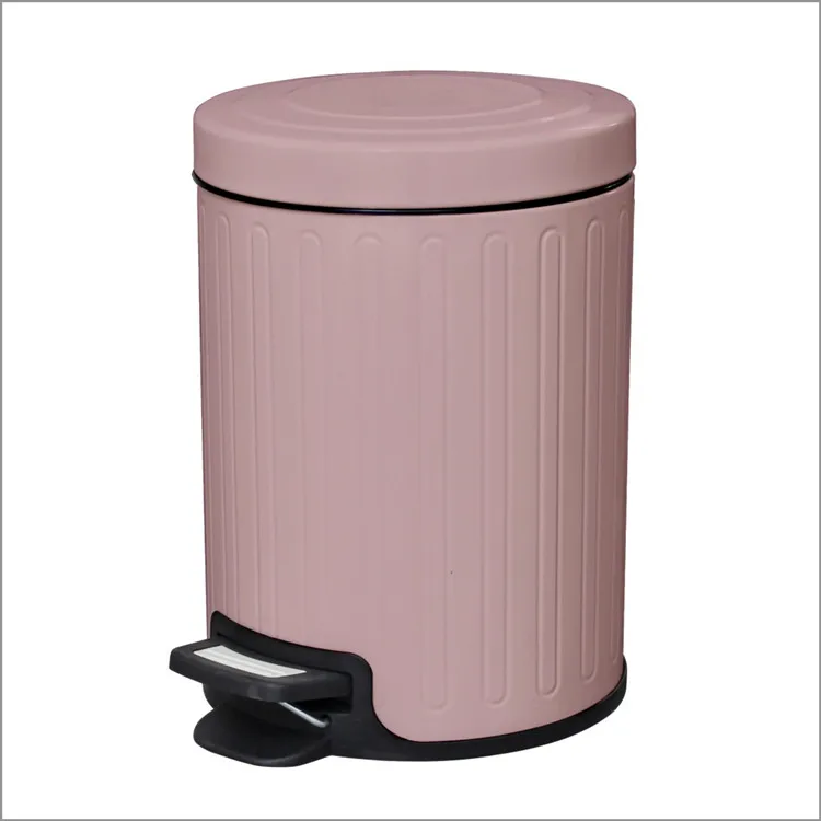 Wholesale Basic Household Iron Dust Bin Rubbish Bin Waste Bin Trash Can