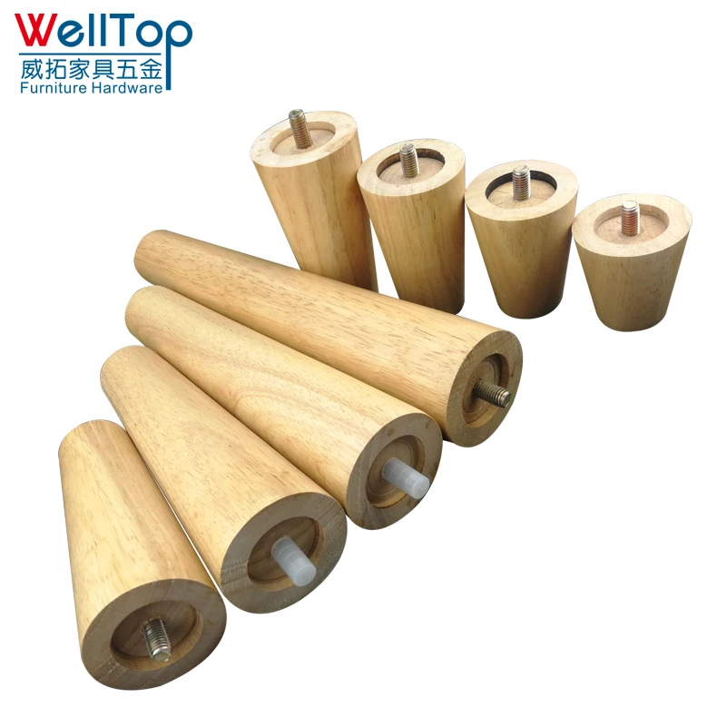 Вэй Tuo изготовленный на заказ мебельная фурнитура деревянные ноги ножка для дивана из массива дерева кровать VT-17.010