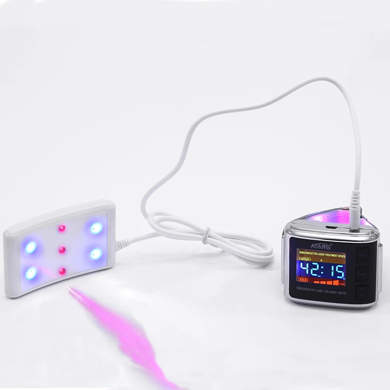 Physiotherapy equipment semiconductor laser treatment instrument 650nm electronic laser therapy watch
