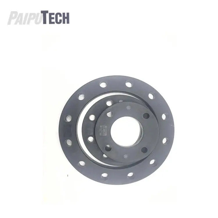 Hot selling Plastic Pipe Fittings pp coated steel tapped flange factory