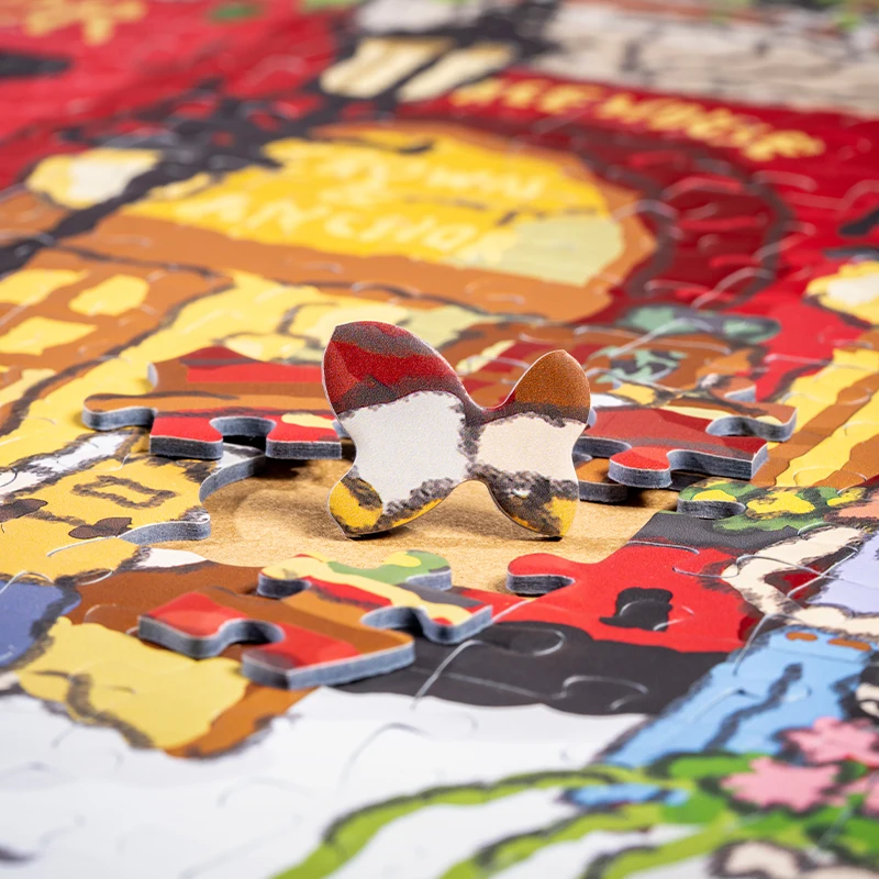 Robotime Rolife Factory wholesale DIY Kit PT006 Welcome to Covent Garden Cardboard 1000 Pieces Jigsaw Puzzles For Adults