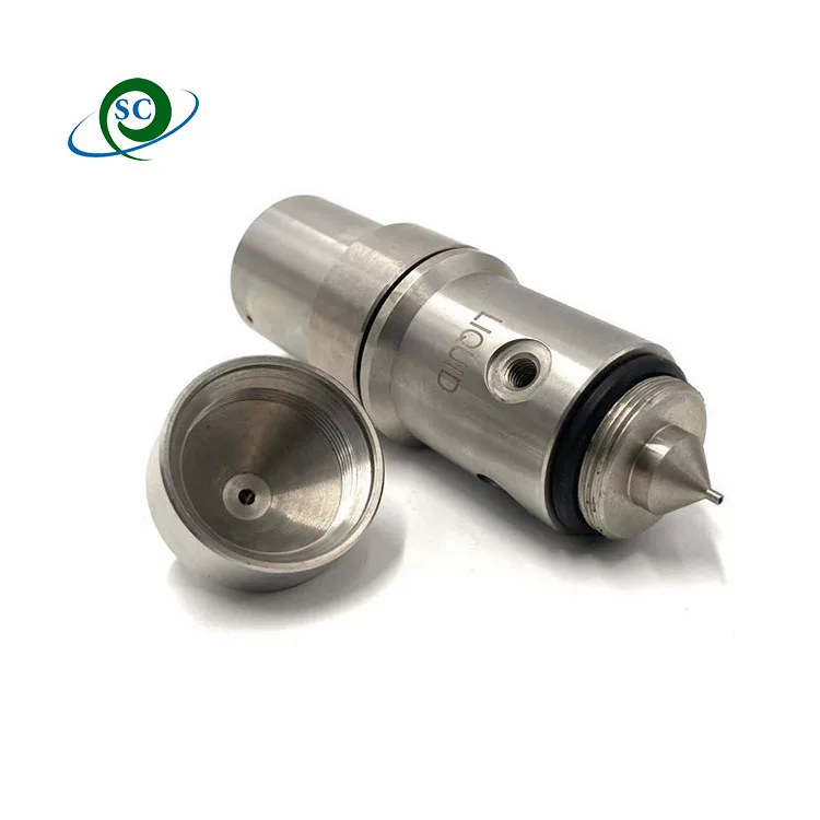SS 1/4' thread Ultrasonic anti-drip Atomizing Nozzles Pneumatic foggy nozzle