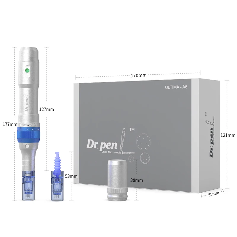 Профессиональная ручка для мезотерапии dr Pen Ultima A6, беспроводная ручка для мезотерапии, лучший набор инструментов для ухода за кожей лица и тела