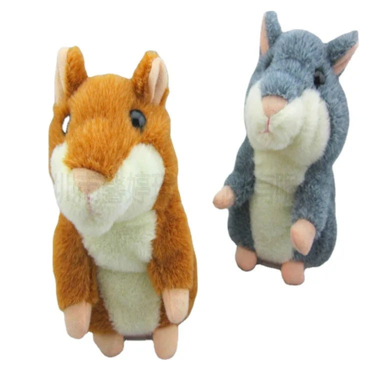 Customized Kids Toys Talking Hamster Repeats Plush Interactive Toys For Baby Child Toddlers Repeating Plush Animal