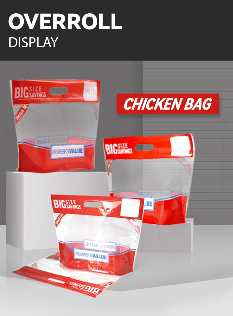 OEM design printing mixed Roast Chicken Baking Bag Packaging Hot Roast Pouch Anti Fog Hot Chicken bags