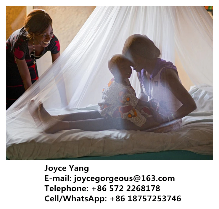 Uganda Deltamethrin impregnated mosquito net/Long Lasting  Insecticide Treated Quadrate Mosquito Net (LLINS) Against Malaria