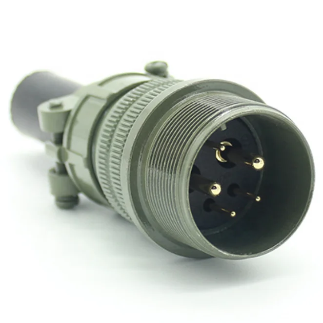 [GIET]MS3106A-22-12S 12P straight connector SGM7A MS3106A 5pin electrical waterproof military connector for yaskawa