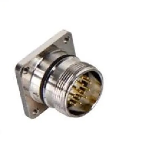 Metal IP67 waterproof threaded singal 4pin power intercontec M23 connector