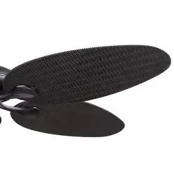 High quality weaving rattan decorative palm leaf blades  52' Inch DC motor ceiling fans with remote control