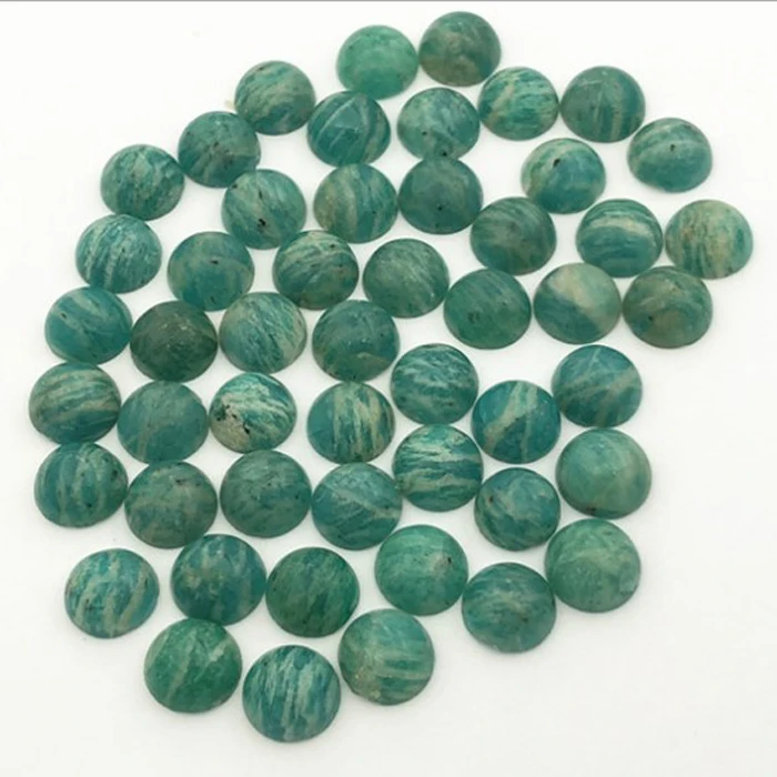 20mm Round Natural Amazonite Gemstone Cabochons