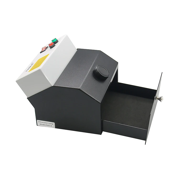 Fable Professional Brand Gem Diamond and Jewelry Desktop Tester Larger Viewer Ultraviolet Light Lamp with Drawer 253.7nm CN;GUA