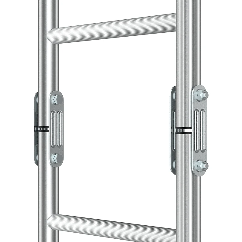 Marine Lightweight Aluminum Boat Folding Gangways For Boat Aluminum Ship Boarding Ladder