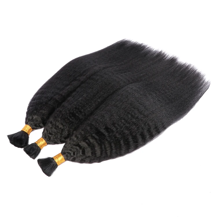 High Quality 10A Brazilian Human Braiding Hair Bundles,Kinky Curly Virgin Remy Cuticle Aligned Hair Bulk Braiding No Weft
