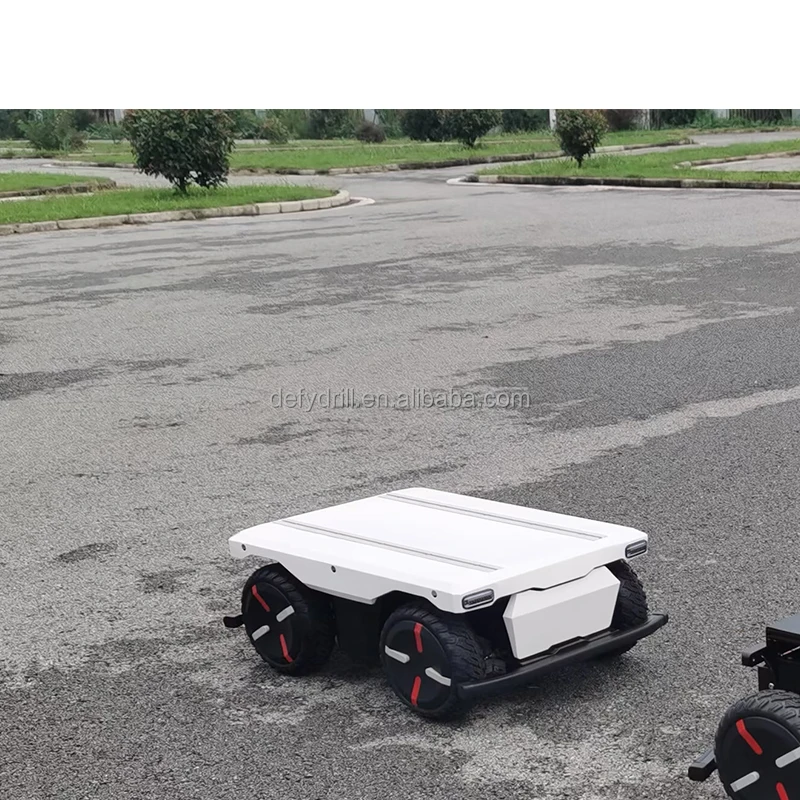 UGV-8 smart outdoor Driverless Food Delivery Robot unmanned UGV for logistics and vending vehicles