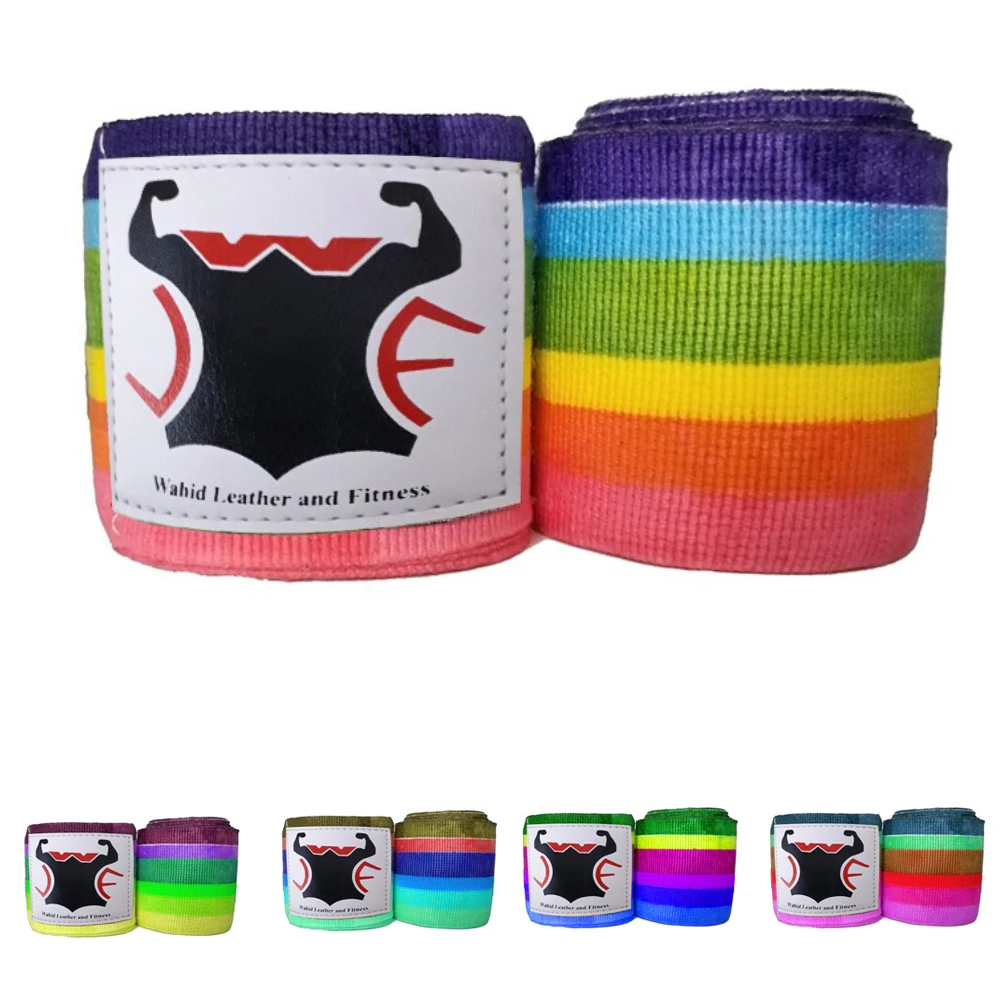 New 2024 Handwraps For Boxing 180 Inch 4.5M Elasticated Tape For Kickboxing Muay Thai Gym