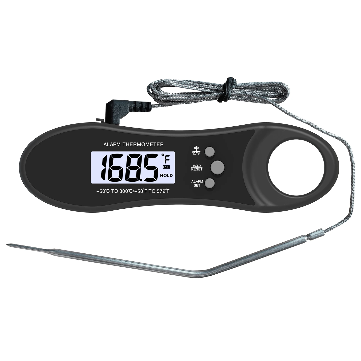 Meat Thermometer with Backlight and Magnet for Liquid