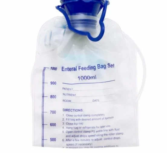 Disposable Medical Enteral Feeding Bag 1200ml Tube Nutrition Feeding Bag Set Medical Enteral Feeding Bag