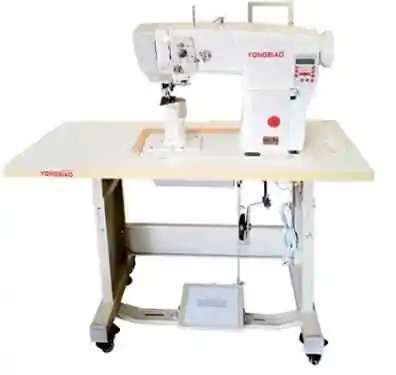 Double Needle Post Bed Roller Feed Industrial Sewing Machine Computer automatic thread cutting lockstitch sewing machine