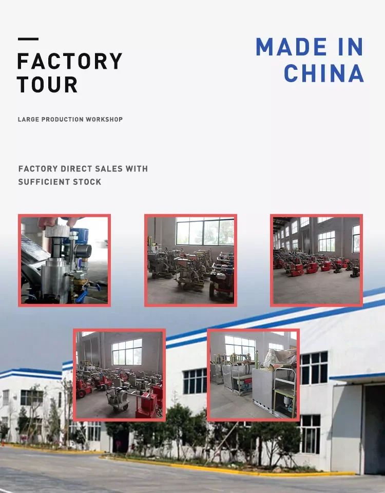 road construction cold plastic airless Hand push cold spray road marking machine