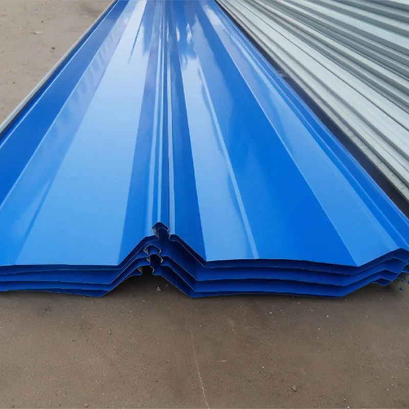Zinc coated hot dipped prepainted 4x8 22 gauge corrugated roofing sheet galvanized