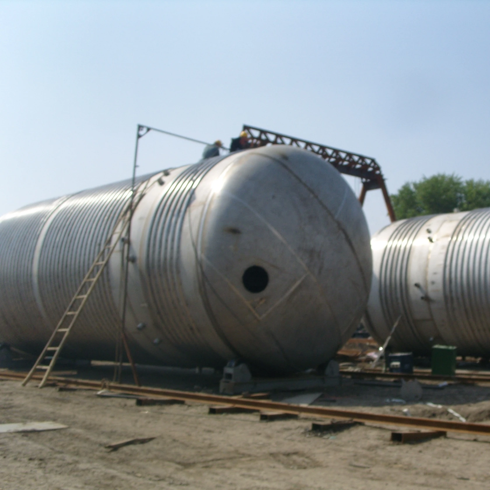 Hot sale Stainless Steel  horizontal  palm oil  storage pharmaceutical  tank