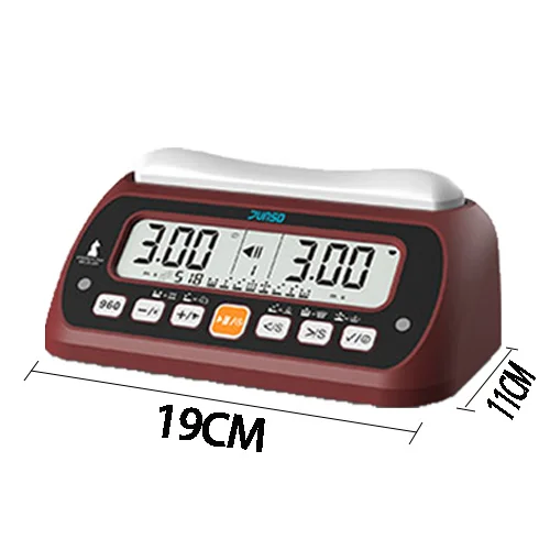 Multifunctional Chess Clock 58 Timing Rules Professional Digital Chess Clock Competition Master Tournament See-Saw Buttons