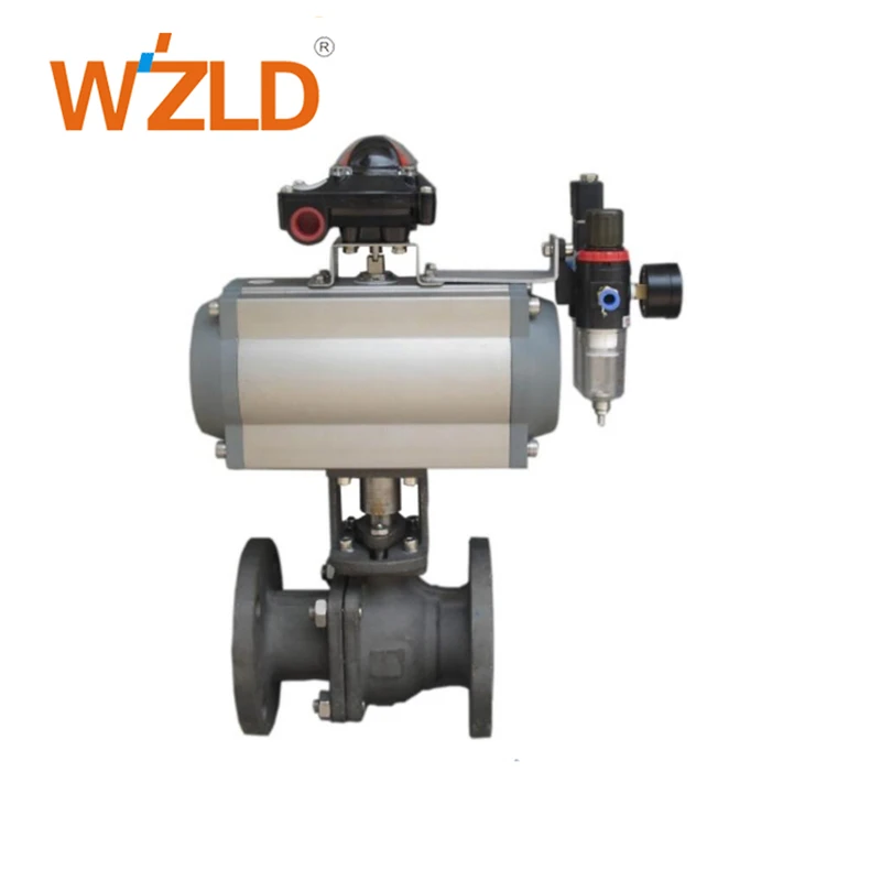 Устройство пневматического привода WZLD, ручка, запорный шаровой клапан, конфигурация шарового клапана