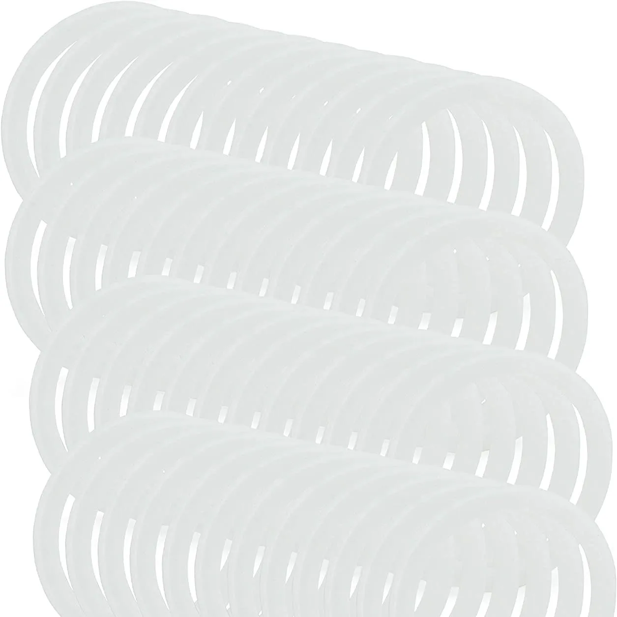 MOYENNE Replacement Rubber Gasket Seal - Glass Jar Seals - 12 Pack Silicone Gaskets For Clip Top Storage Jars, Sealing Rings