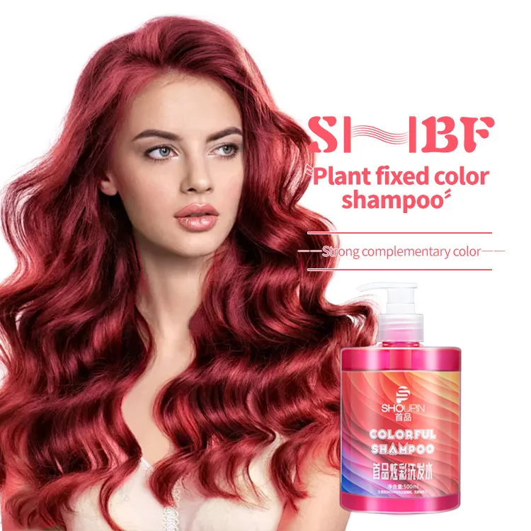 Professional Manufactures No Yellow Shampoo Easy Fixing Hair Color Fixing Color Protect Shampoo