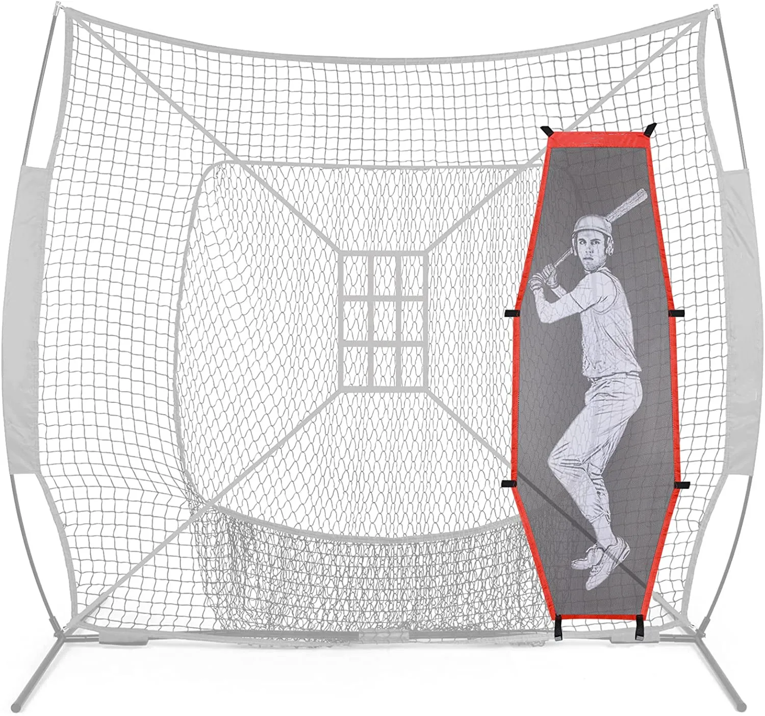 Nylon Net Baseball Pitching Backstop Net, Netting Baseball And Softball Practice Backstop Net Portable, Baseball Backstop