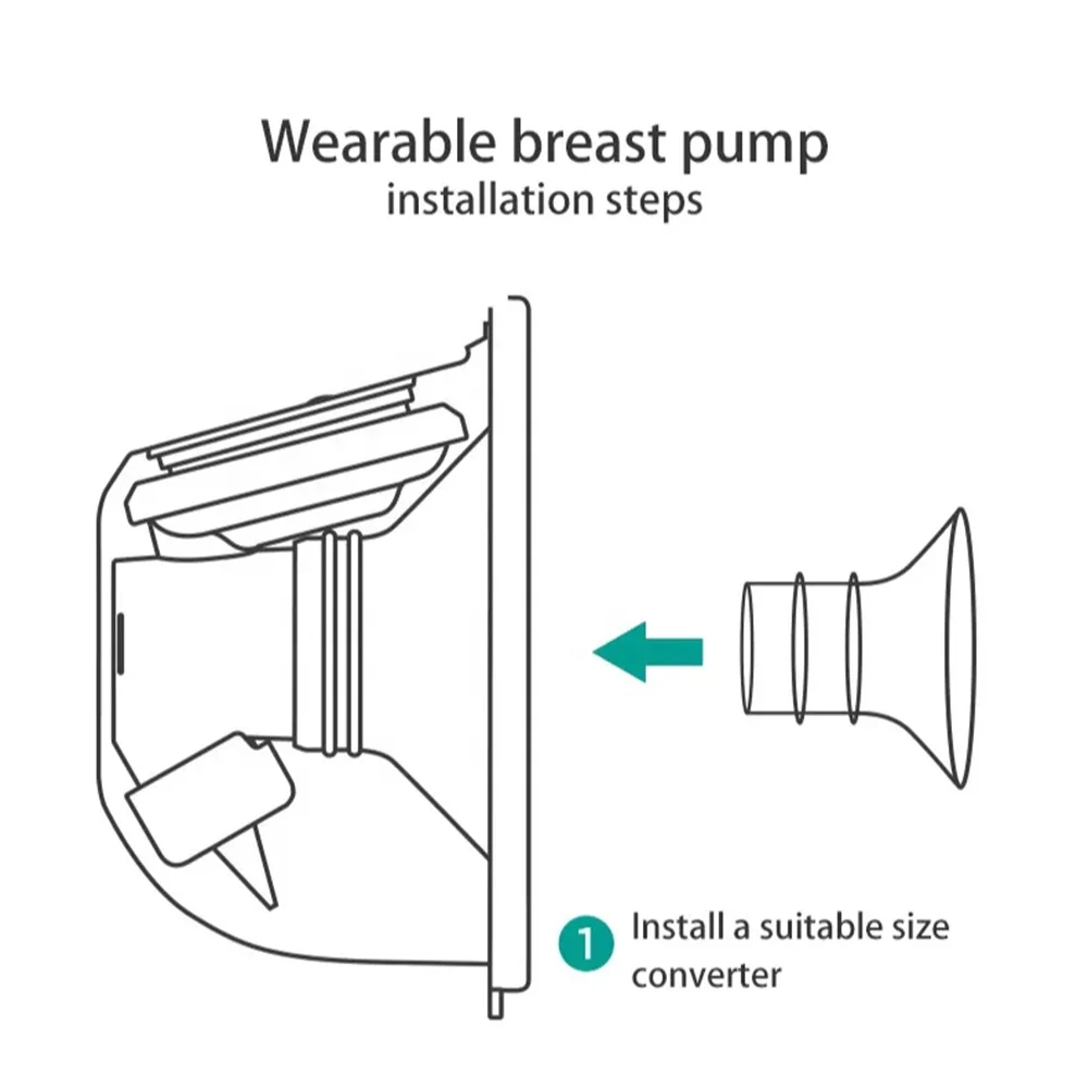 Hot Selling Breast Pump Accessories Liquid Silicone Flange Insert For Breast Pump 13 15 17 19 21 24mm