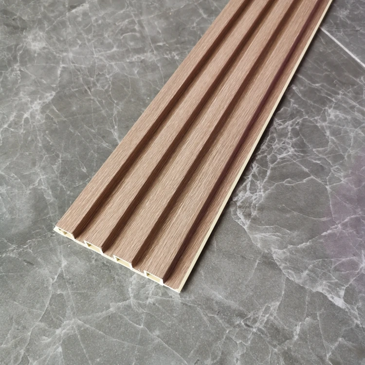 Hot sales pvc wpc wood grain wall and ceiling decorative  wainscoting panel