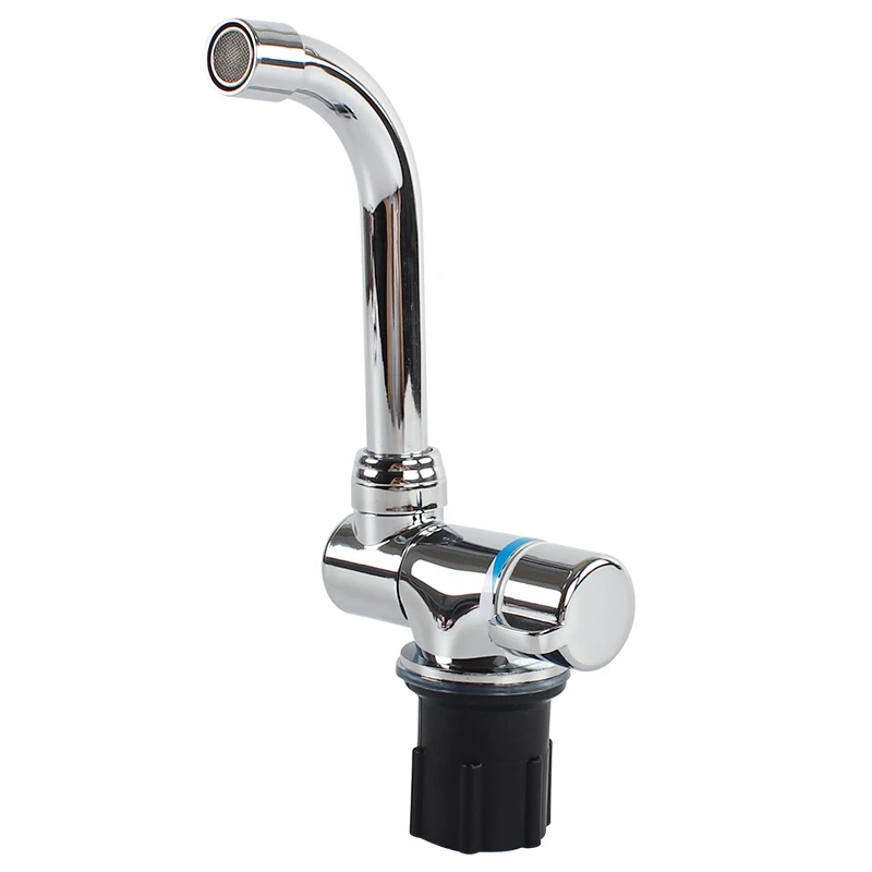 High Quality Hot Cold Water RV Caravan Motorhome rv Faucet Boat Rotatable Folding Kitchen Sink Faucet Tap
