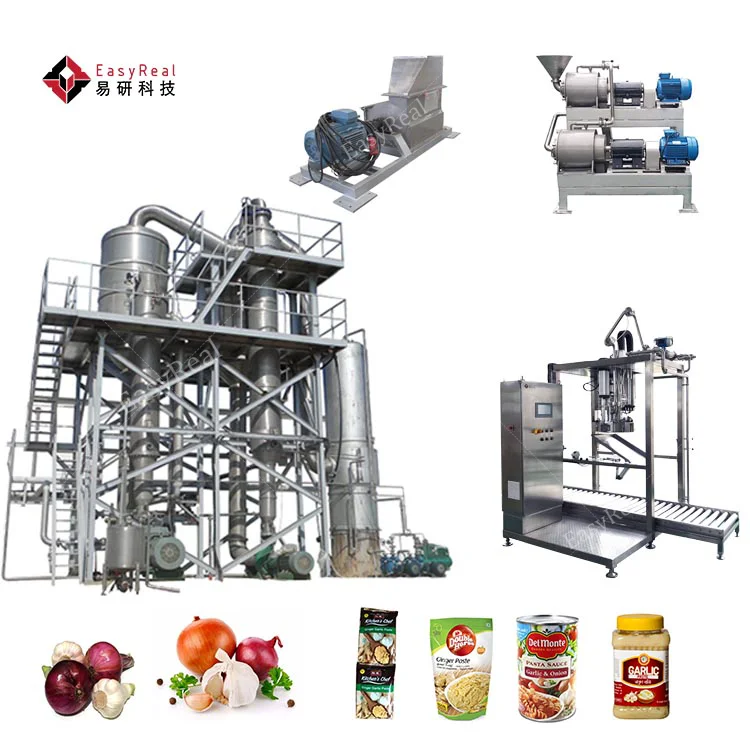 Automatic Turnkey processing line Equipment Machine to Make Garlic and Ginger Paste