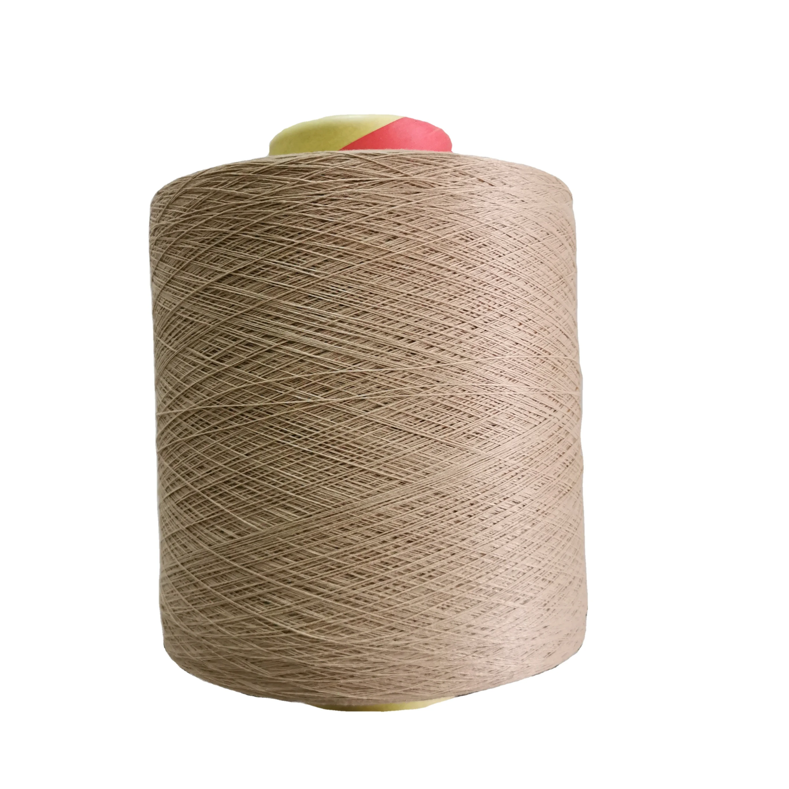 DTY NIM SD 75D/36F raw white eco natural recycled polyester yarn with GRS OEKO certificate for Denim knitting fabric