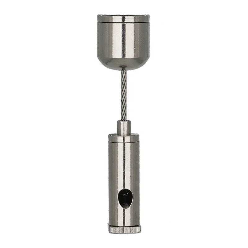 safety steel hanging suspended cable kit with looping gripper and ceiling attachment