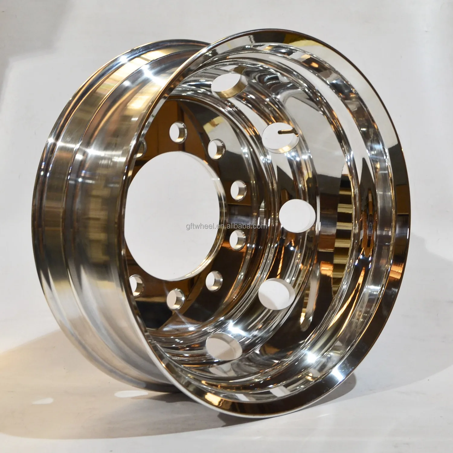 22.5*8.25 polished forged 10 holes bus alloy wheel