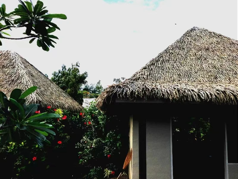 High Simulation Eco Friendly Recyclable UV Resistant Waterproof Synthetic Thatch for Gazebo Villa Roof